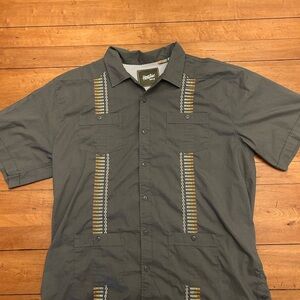 Howler Brothers Guayabera Shirt, Antique Black XXL